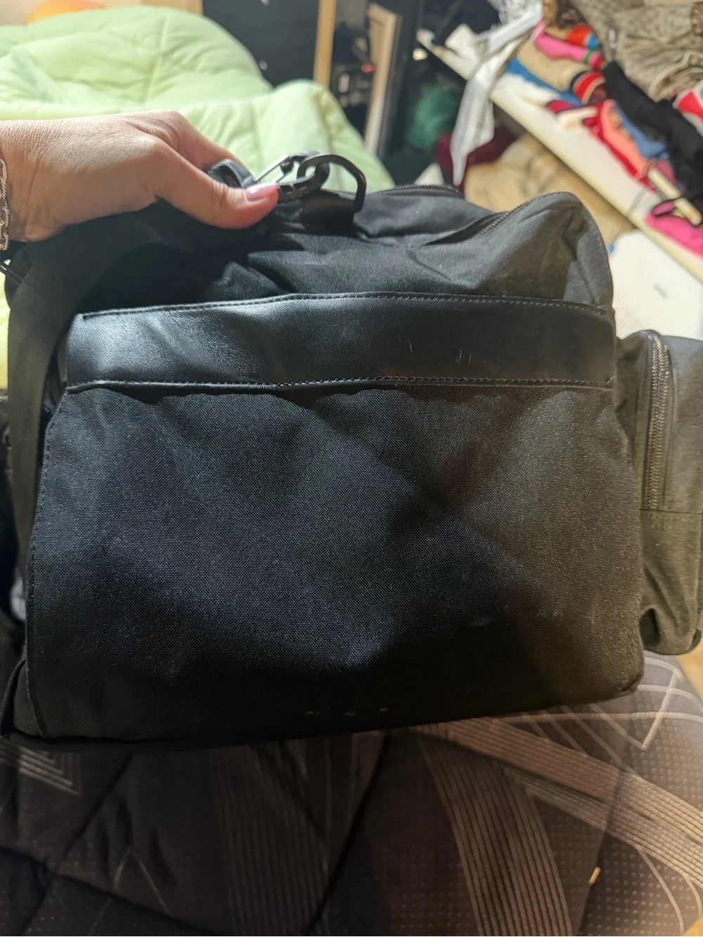 Never Average Always A Wolf Black Tactical Duffel Organizer